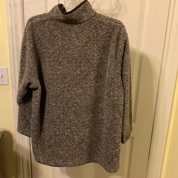 Jones New York Sport 1/4 Button Up Turtleneck Sweater - Picture 2 of 3